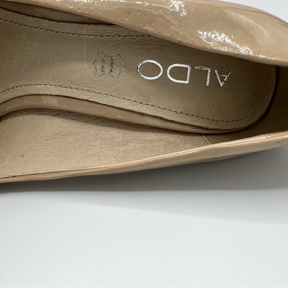 Women's Aldo High Heel Dress Shoe Cream / Beige and Coral US 7.5 - Picture 13 of 13